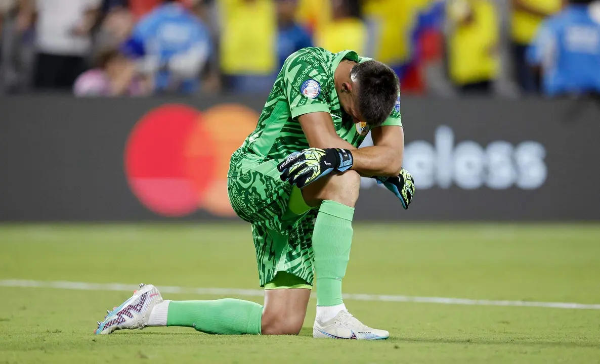 El portero uruguayo Sergio Rochet en la Copa Am&eacute;rica 2024. EFE/EPA/ERIK S. MENOR