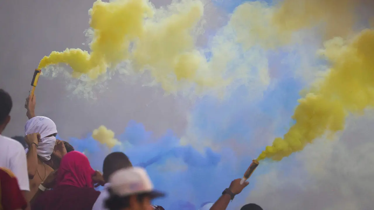 Imagen de archivo de hinchas de Venezuela. EFE/ Miguel Guti&eacute;rrez