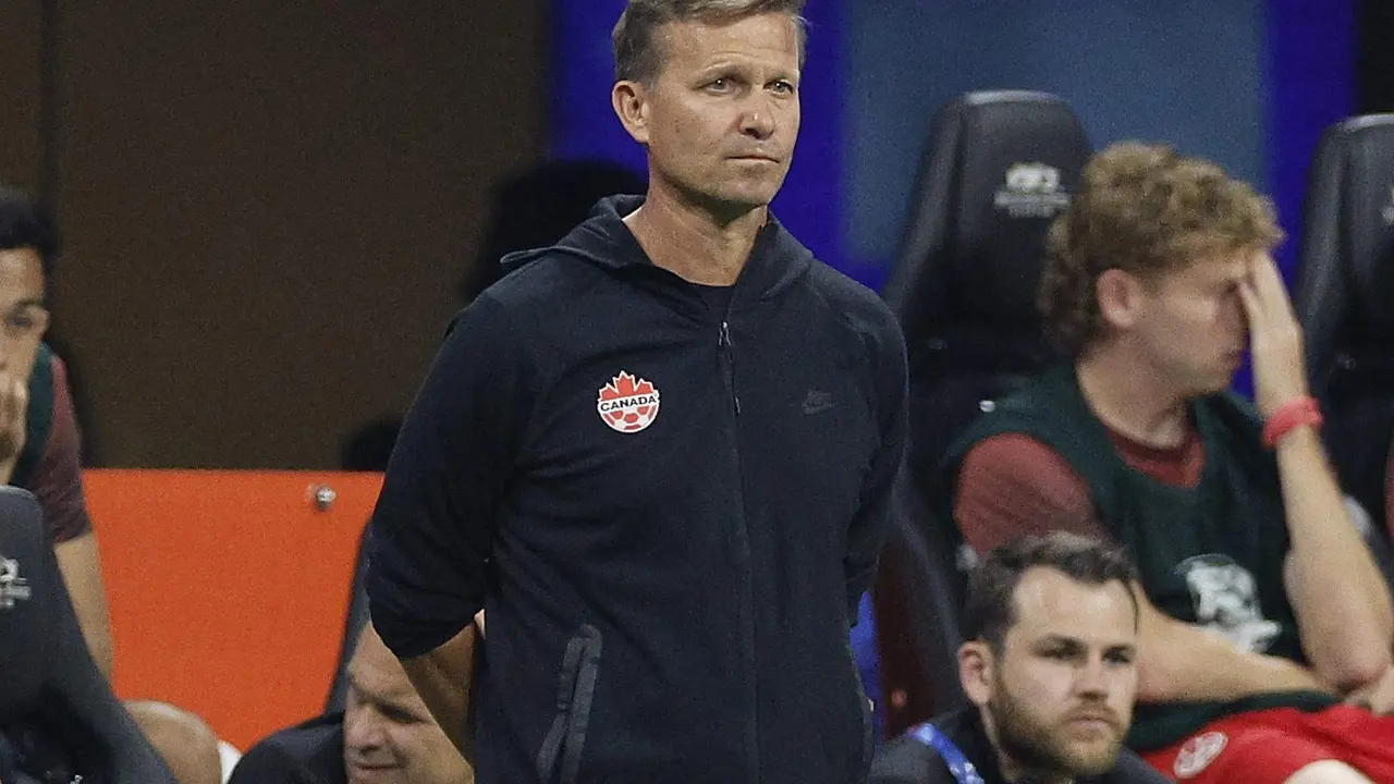 En la imagen el entrenador de Canad&aacute;, Jesse Marsch. EFE/EPA/ERIK S. LESSER