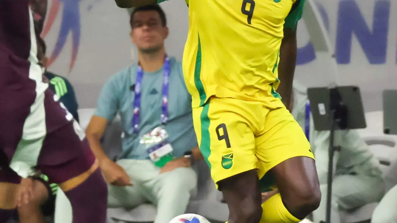 Michail Antonio de Jamaica en la Copa Am&eacute;rica 2024. EFE/EPA/LESLIE PLAZA JOHNSON