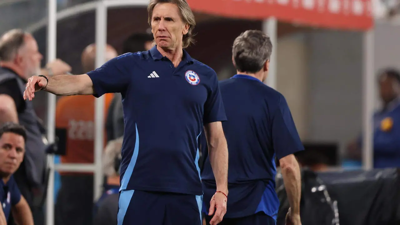 El entrenador de Chile Ricardo Gareca en la Copa Am&eacute;rica 2024. EFE/EPA/JUSTIN LANE
