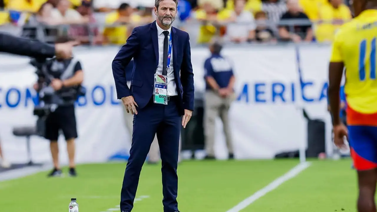El entrenador Thomas Christiansen de Panam&aacute; Copa Am&eacute;rica 2024. EFE/EPA/JUAN G. MABANGLO