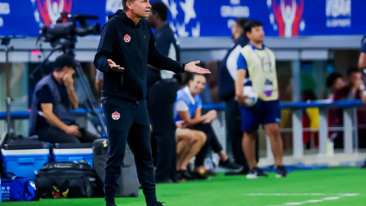 Fotograf&iacute;a de archivo del entrenador estadounidense Jesse Marsch, quien ha conducido a la selecci&oacute;n de Canad&aacute; hasta las semifinales de la Copa Am&eacute;rica de Estados Unidos. EFE/EPA/Kevin Jairaj