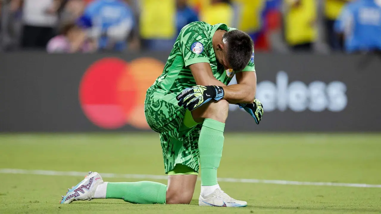 El portero uruguayo Sergio Rochet en la Copa Am&eacute;rica 2024. EFE/EPA/ERIK S. MENOR